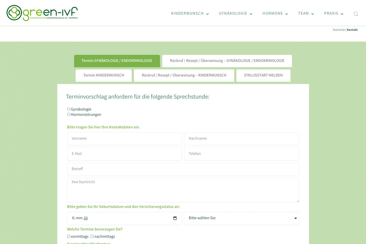 Motho Design Koeln Referenzen Fuer Arztpraxen Green Ivf Kinderwunschtherapien 01