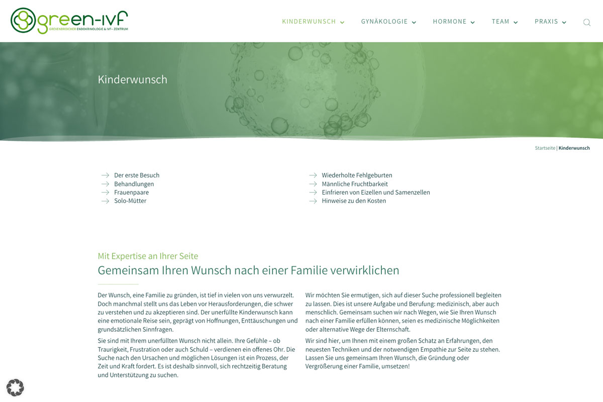 Motho Design Koeln Referenzen Fuer Arztpraxen Green Ivf Kinderwunschtherapien 04